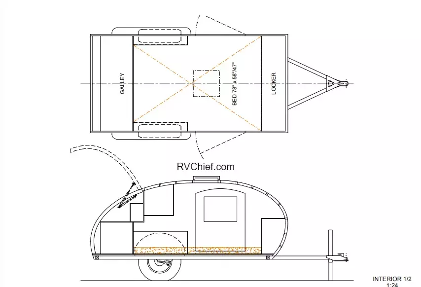 5x10 teardrop camper trailer plans